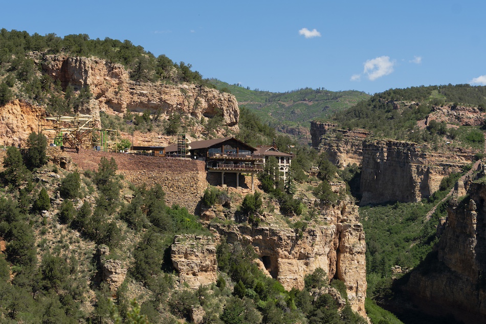 View of Cave of The Winds adventure park in Colorado Springs